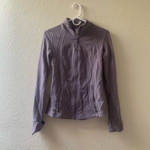 LULU LEMON purple athletic purple zip up jacket size 6